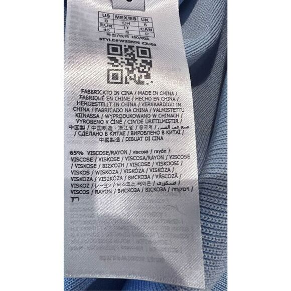 GUESS CORONADO BLUE IRMINE SLEEVELESS SWEATER DRESS SZ S P-1-13 NEW - Picture 14 of 14